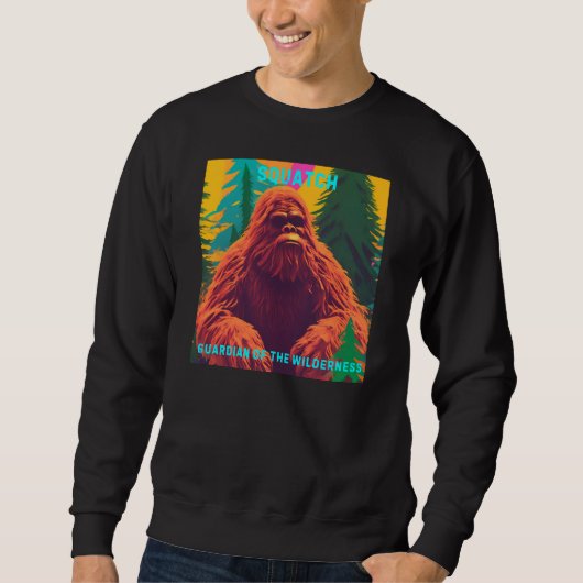 Squatch Guardian van de Wildernis Trui (Voorkant)