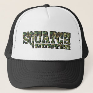 Squatch Hunter - Camo Pattern Trucker Pet