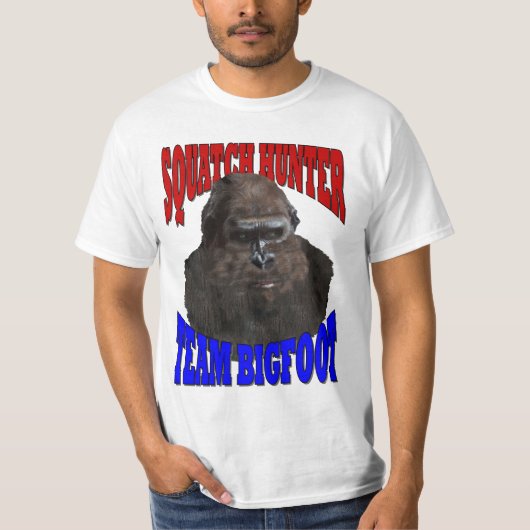 Squatch Hunter Team Bigfoot T-shirt (Voorkant)