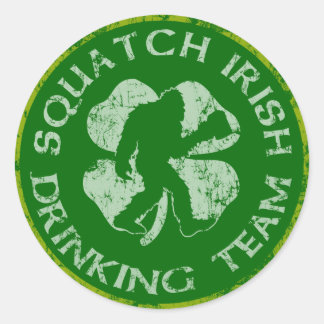 Squatch Iers Drink Team Ronde Sticker