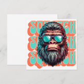  Squatch Retro Style Comic Pop Art (Voorkant / Achterkant)