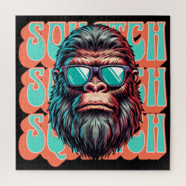 Squatch Retro Style Comic Pop Art Legpuzzel