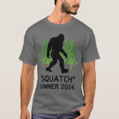 Squatch, Sasquatch, Bigfoot Walting in Forest T-shirt (Voorkant)