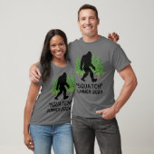 Squatch, Sasquatch, Bigfoot Walting in Forest T-shirt (Unisex)
