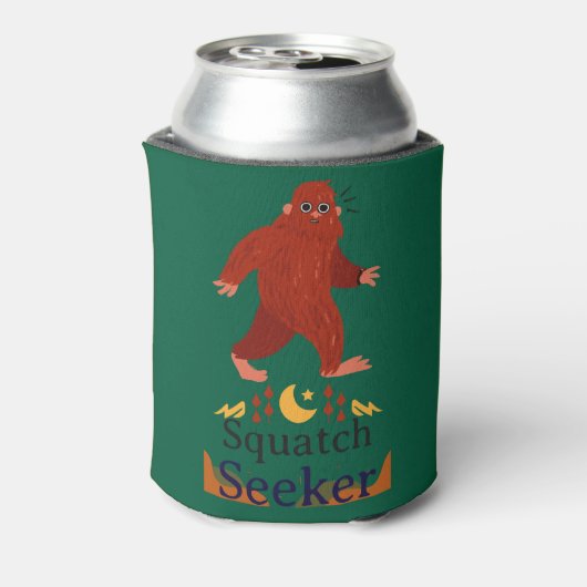 Squatch Seeker grote voet Blikjeskoeler (Blikje Achterkant)