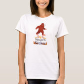 squatch seeker grote voet t-shirt (Voorkant)
