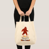 squatch seeker grote voet tote bag (Voorkant (product))