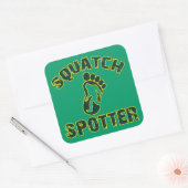 Squatch Spotter Vierkante Sticker (Envelop)