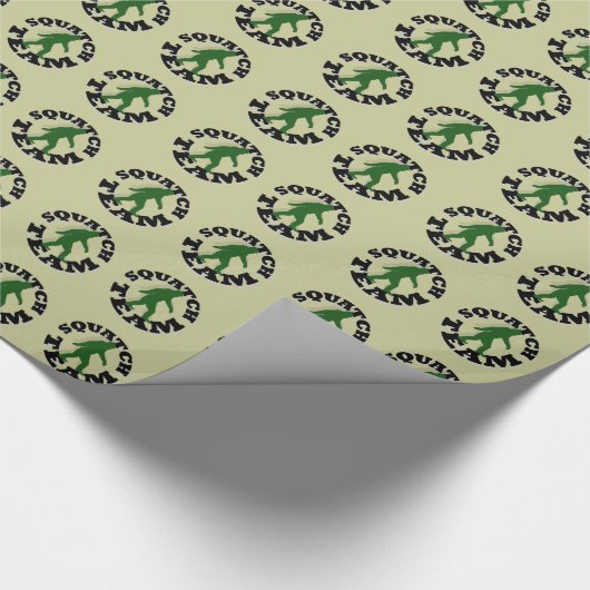 Squatch-team Cadeaupapier (Hoek)