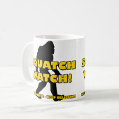 Squatch Watch Grappige Sasquatch Bigfoot Yeti Mok (Voorkant links)