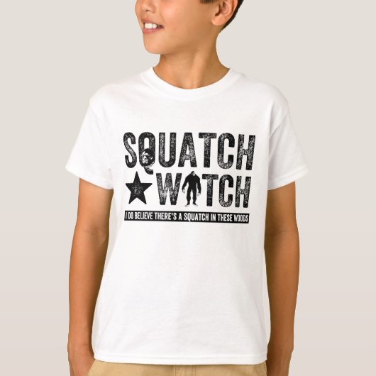 Squatch Watch - Ik geloof T-shirt (Voorkant)