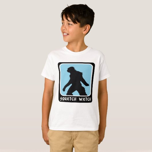 Squatch Watch - Sasquatch BigFoot Hunter T-shirt (Voorkant volledig)