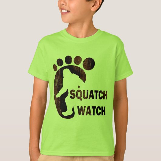 Squatch Watch T-shirt (Voorkant)
