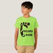 Squatch Watch T-shirt (Voorkant volledig)