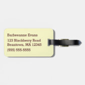 Squatchin' Bagagelabel (Achterkant horizontaal)