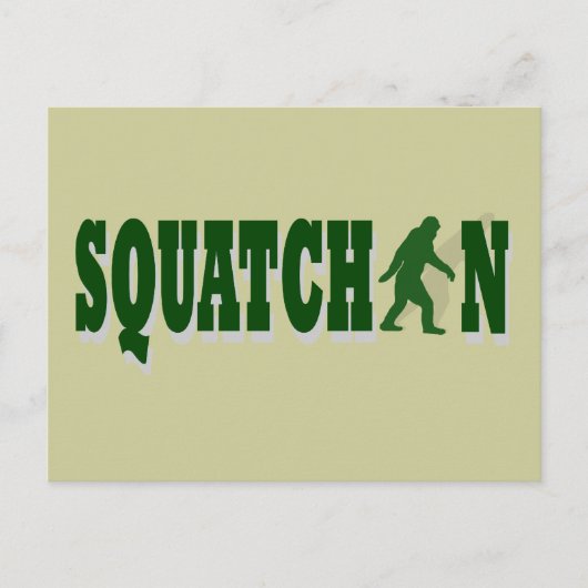 Squatchin Briefkaart (Voorkant)