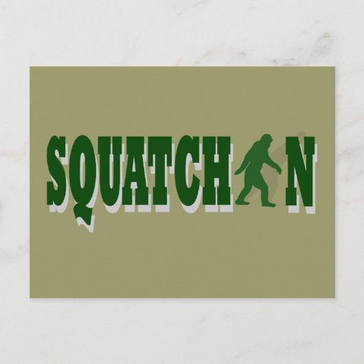 Squatchin Briefkaart (Voorkant)