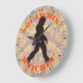 Squatchin die op Twee letten Grote Klok (Hoek)