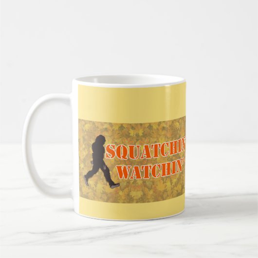 Squatchin' die twee bekijkt koffiemok (Links)