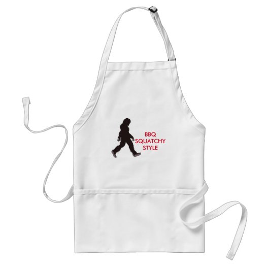 Squatchin' Kijken Twee Standaard Schort (Voorkant)