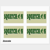Squatchin Rechthoekige Sticker (Vel)