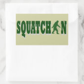 Squatchin Rechthoekige Sticker (Tas)