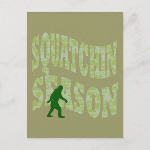 Squatchin Season Briefkaart
