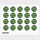 Squatchin Season Ronde Sticker (Vel)