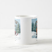 Squatchin' through the Snow Bigfoot Christmas Koffiemok (Center)