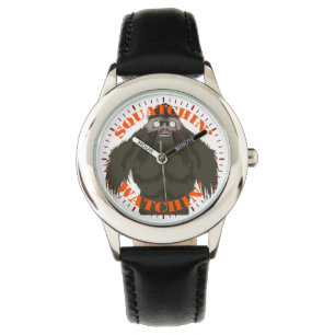 Squatchin' Watch Roestvrij Steel Black Horloge