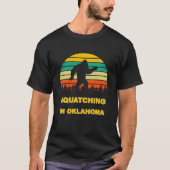 Squatching in Oklahoma Sasquatch Yeti Sightings Wa T-shirt (Voorkant)