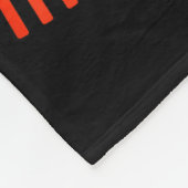 Squatching Through The Snow Funny Bigfoot Rock On  Fleece Deken (Hoek)