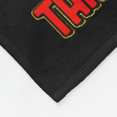 Squatching Through The Snow Funny Bigfoot Xmas Lig Fleece Deken (Hoek)