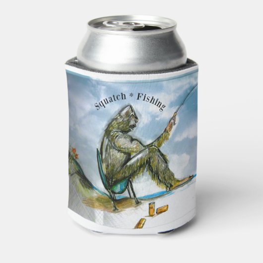 squatchvissen blikjeskoeler (Blikje Achterkant)