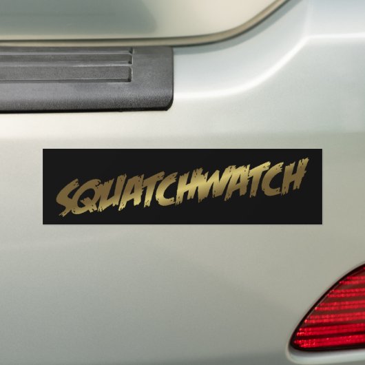 SQUATCHWATCH Sasquatch Bumpersticker (Op auto)