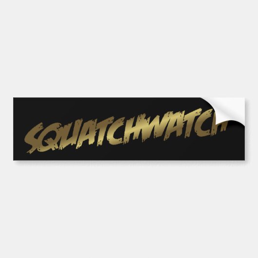 SQUATCHWATCH Sasquatch Bumpersticker (Voorkant)
