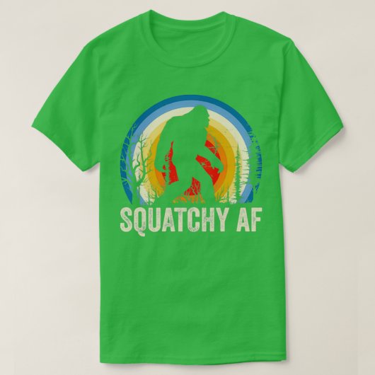 Squatchy AF Sasquatch Lover T-shirt (Design voorkant)