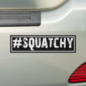 #SQUATCHY - Bigfoot Bumpersticker (Op auto)