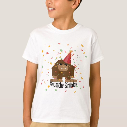 Squatchy Birthday T-shirt (Voorkant)