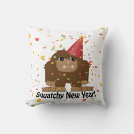 Squatchy nieuwjaar kussen