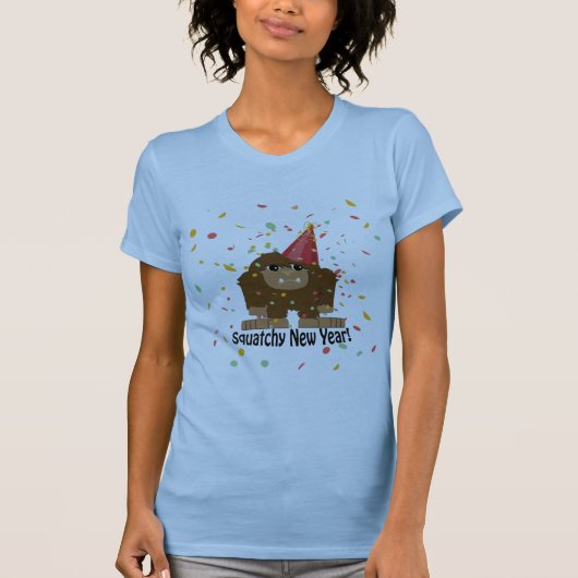 Squatchy nieuwjaar t-shirt (Voorkant)