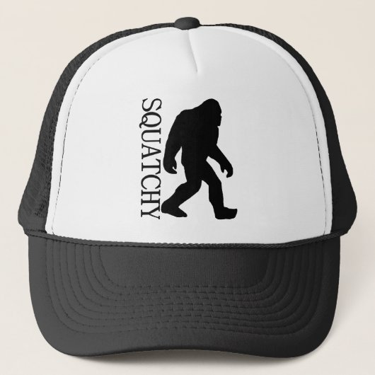 SQUATCHY SILHOUETTE Shirt - Special *BFRO* Edition Trucker Pet (Voorkant)