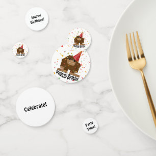 Squatchy Verjaardag Schattige Sasquatch Confetti