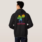 Squaticorn - Beend Day - Squat Unicorn - Workout Hoodie (Achterkant volledig)