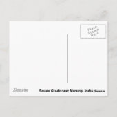 Squaw Creek Briefkaart (Achterkant)