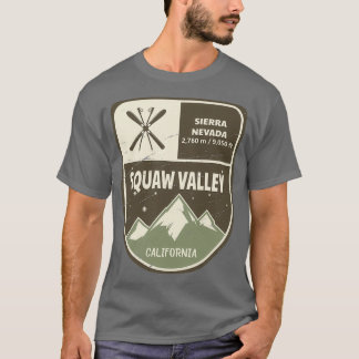 Squaw Valley Sierra Nevada California T-shirt