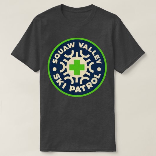 Squaw Valley Ski Patrol T-shirt (Design voorkant)