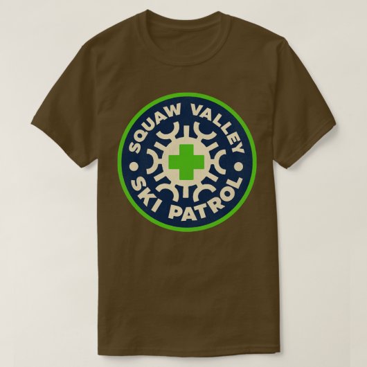 Squaw Valley Ski Patrol T-shirt (Design voorkant)