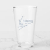 Squaw Valley Ski Resort Skier Glas (Achterkant)