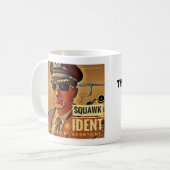 Squawk Ident Coffee Cup Koffiemok (Voorkant links)